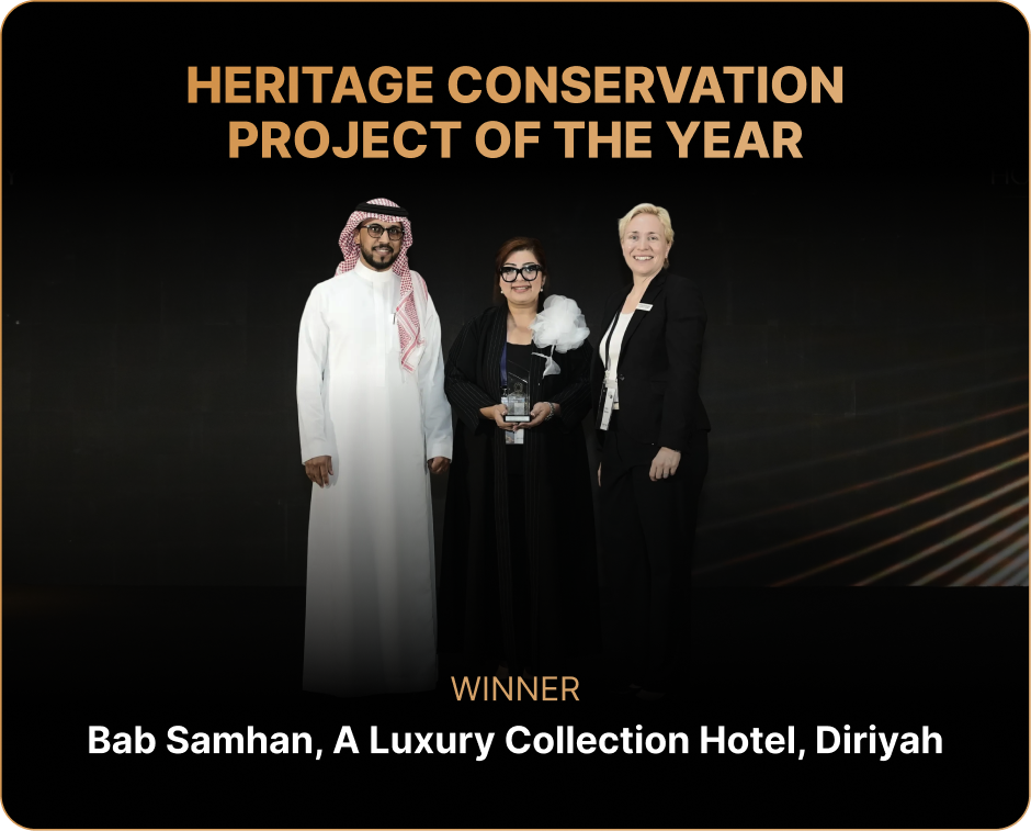 Heritage Conservation Project of the Year – Bab Samhan, A Luxury Collection Hotel, Diriyah